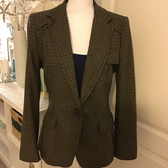 Zara Jackets & Blazers - Zara Brown Plaid SUIT/Blazer. Size Large